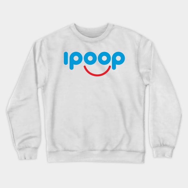 iPoop Crewneck Sweatshirt by WMKDesign